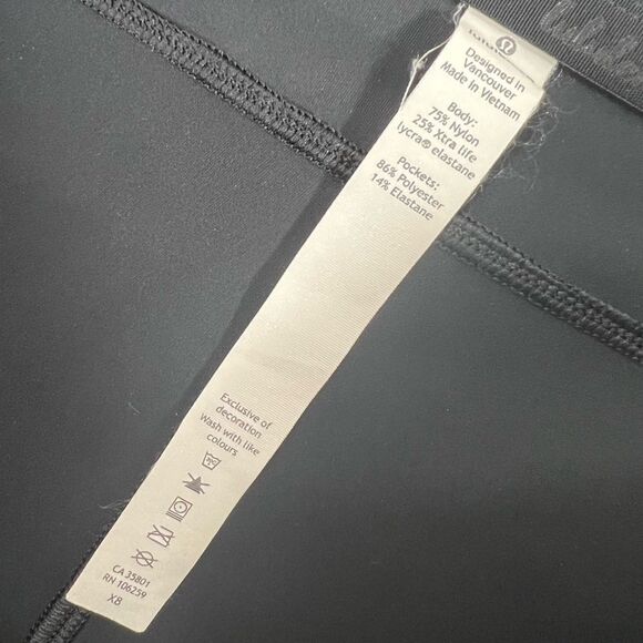 Lululemon On the Move Black Slim Ankle Athletic Pants - Picture 8 of 16